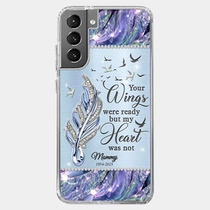 You'll Always Be In My Heart - Memorial Personalized Custom Clear Phone Case - Sympathy Gift For Family Members