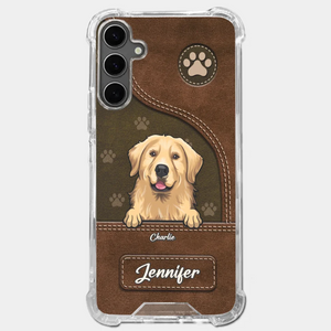 A Dog Wags Its Tail With Its Heart - Dog Personalized Custom Clear Phone Case - Gift For Pet Owners, Pet Lovers