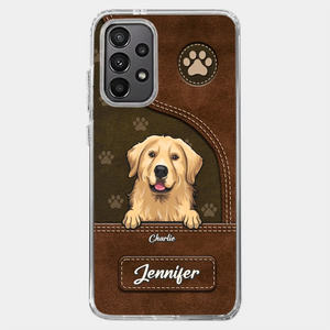 A Dog Wags Its Tail With Its Heart - Dog Personalized Custom Clear Phone Case - Gift For Pet Owners, Pet Lovers