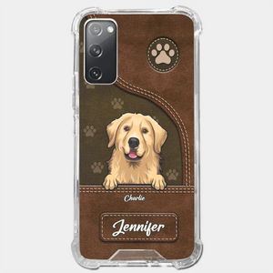 A Dog Wags Its Tail With Its Heart - Dog Personalized Custom Clear Phone Case - Gift For Pet Owners, Pet Lovers