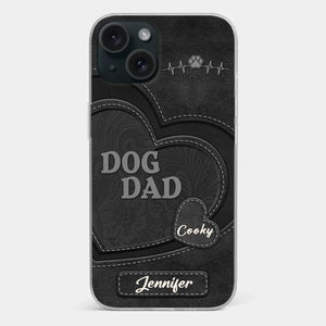 Keep You Forever In My Heart - Dog & Cat Personalized Custom Clear Phone Case - Gift For Pet Owners, Pet Lovers