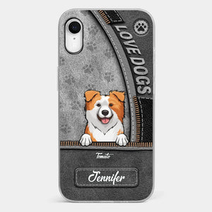 All You Need Is Love And A Dog - Dog Personalized Custom Clear Phone Case - Gift For Pet Owners, Pet Lovers