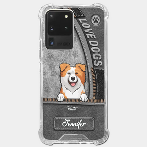 All You Need Is Love And A Dog - Dog Personalized Custom Clear Phone Case - Gift For Pet Owners, Pet Lovers