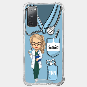 Be The Nurse You Would Want As A Patient - Nurse Personalized Custom Clear Phone Case - Appreciation, Thank You Gift, Nurse Life, Doctor Life