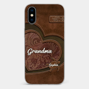 A Mother's Love Endures Through All - Family Personalized Custom Clear Phone Case - Gift For Mom, Grandma