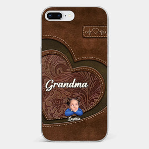 Custom Photo My Favorite People Call Me Grandma - Family Personalized Custom Clear Phone Case - Gift For Mom, Grandma