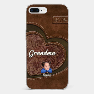 Custom Photo My Favorite People Call Me Grandma - Family Personalized Custom Clear Phone Case - Gift For Mom, Grandma