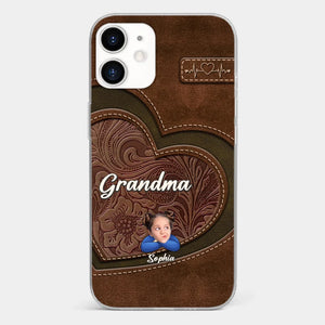 Custom Photo My Favorite People Call Me Grandma - Family Personalized Custom Clear Phone Case - Gift For Mom, Grandma