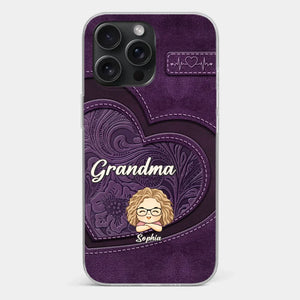 Your Unconditional Love Envelops Us - Family Personalized Custom Clear Phone Case - Gift For Mom, Grandma