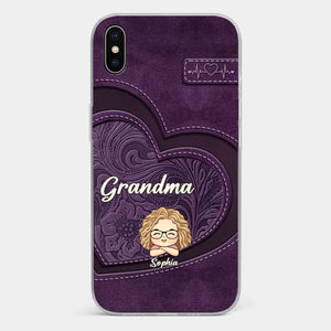 Your Unconditional Love Envelops Us - Family Personalized Custom Clear Phone Case - Gift For Mom, Grandma