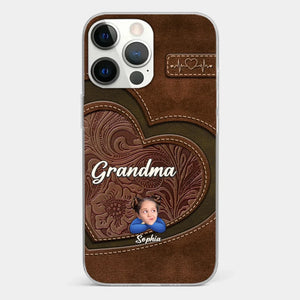 Custom Photo My Favorite People Call Me Grandma - Family Personalized Custom Clear Phone Case - Gift For Mom, Grandma