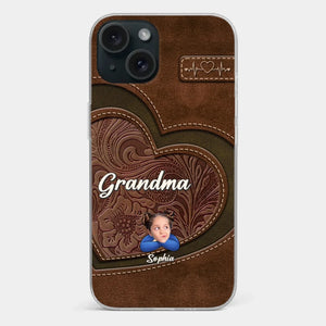 Custom Photo My Favorite People Call Me Grandma - Family Personalized Custom Clear Phone Case - Gift For Mom, Grandma