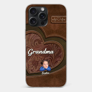 Custom Photo My Favorite People Call Me Grandma - Family Personalized Custom Clear Phone Case - Gift For Mom, Grandma