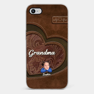 Custom Photo My Favorite People Call Me Grandma - Family Personalized Custom Clear Phone Case - Gift For Mom, Grandma