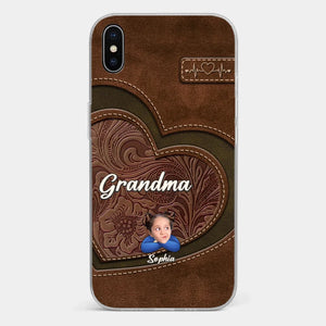 Custom Photo My Favorite People Call Me Grandma - Family Personalized Custom Clear Phone Case - Gift For Mom, Grandma