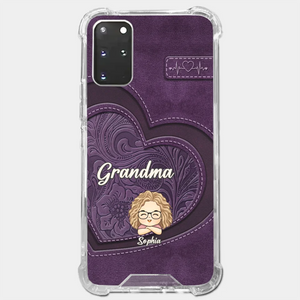 Your Unconditional Love Envelops Us - Family Personalized Custom Clear Phone Case - Gift For Mom, Grandma