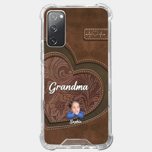 Custom Photo My Favorite People Call Me Grandma - Family Personalized Custom Clear Phone Case - Gift For Mom, Grandma