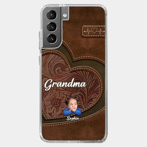 Custom Photo My Favorite People Call Me Grandma - Family Personalized Custom Clear Phone Case - Gift For Mom, Grandma