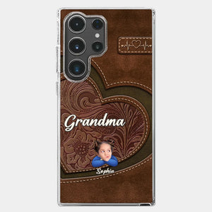 Custom Photo My Favorite People Call Me Grandma - Family Personalized Custom Clear Phone Case - Gift For Mom, Grandma