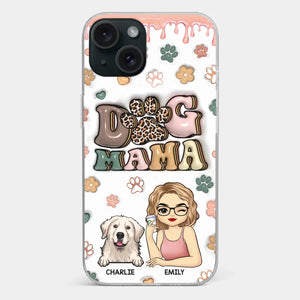 Life's Too Short, Hug Your Dog - Dog Personalized Custom 3D Inflated Effect Printed Clear Phone Case - Gift For Pet Owners, Pet Lovers