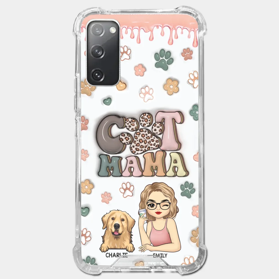 Life's Too Short, Hug Your Dog - Dog Personalized Custom 3D Inflated Effect Printed Clear Phone Case - Gift For Pet Owners, Pet Lovers