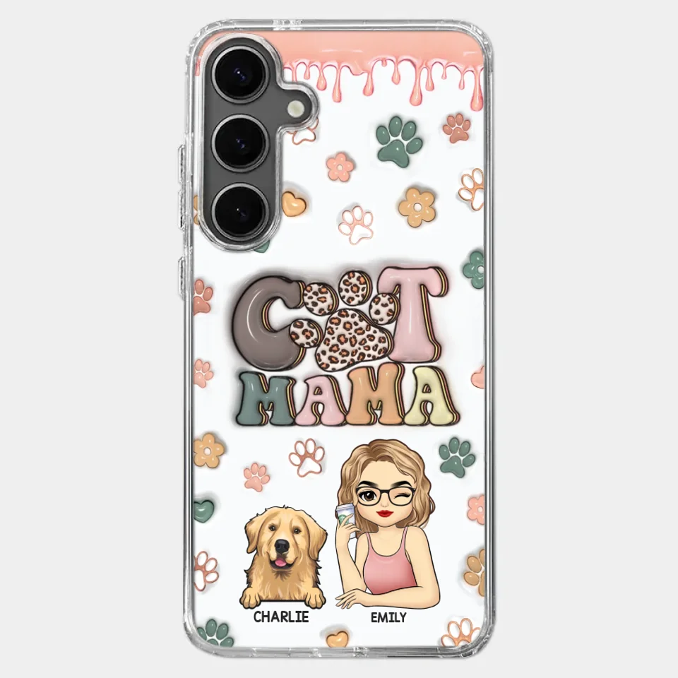 Life's Too Short, Hug Your Dog - Dog Personalized Custom 3D Inflated Effect Printed Clear Phone Case - Gift For Pet Owners, Pet Lovers