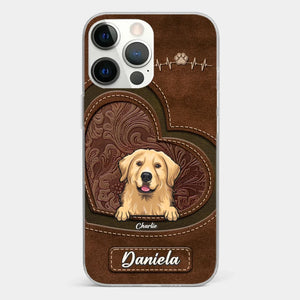 Life Is Better With Dogs - Dog Personalized Custom Clear Phone Case - Gift For Pet Owners, Pet Lovers