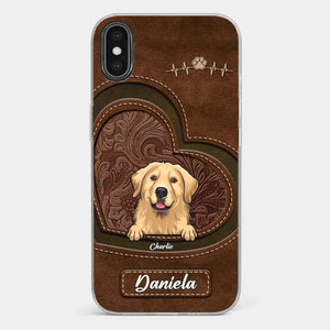 Life Is Better With Dogs - Dog Personalized Custom Clear Phone Case - Gift For Pet Owners, Pet Lovers