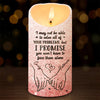 A Friend Is God's Way Of Making Sure We Never Walk Alone - Bestie Personalized Custom LED Candle - Christmas Gift For Best Friends, BFF, Sisters