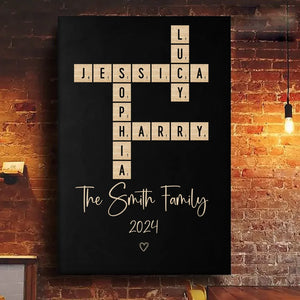 Together, We Celebrate The Magic Of The Season - Family Personalized Custom Vertical Poster - Gift For Family Members