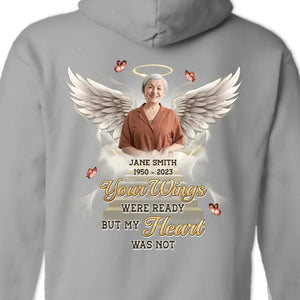 Custom Photo The Song Is Ended, But The Melody Lingers On - Memorial Personalized Custom Back Printed Unisex T-shirt, Hoodie, Sweatshirt - Sympathy Gift For Family Members