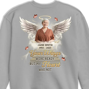 Custom Photo The Song Is Ended, But The Melody Lingers On - Memorial Personalized Custom Back Printed Unisex T-shirt, Hoodie, Sweatshirt - Sympathy Gift For Family Members