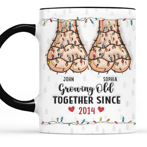 Let's Be Weird And Wonderful Together -  Couple Personalized Custom 3D Inflated Effect Printed Accent Mug - Gift For Husband Wife, Anniversary