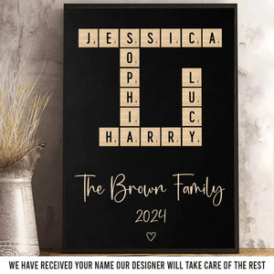 Together, We Celebrate The Magic Of The Season - Family Personalized Custom Vertical Poster - Gift For Family Members