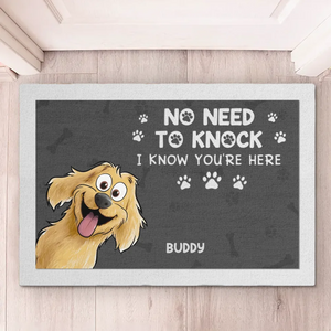 Just Walk In, Your Presence Is Always Felt - Dog Personalized Custom Home Decor Decorative Mat - House Warming Gift For Pet Owners, Pet Lovers