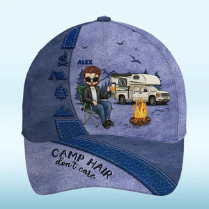 Adventure Awaits In The Great Outdoors - Camping Personalized Custom Hat, All Over Print Classic Cap - Gift For Camping Lovers