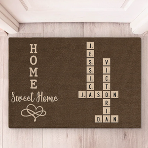 Home, A Place Of Comfort - Family Personalized Custom Home Decor Decorative Mat - House Warming Gift For Family Members