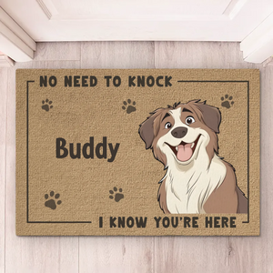 Bring Good Vibes Only With Dog Approval - Dog Personalized Custom Home Decor Decorative Mat - House Warming Gift For Pet Owners, Pet Lovers