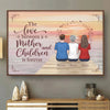 A Love That Stands The Test Of Time - Family Personalized Custom Horizontal Poster - Gift For Mom