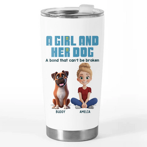 Life Is Better With Paws - Dog & Cat Personalized Custom Tumbler - Gift For Pet Owners, Pet Lovers