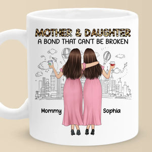 Daughter By Chance, Best Friend By Choice - Family Personalized Custom Mug - Gift For Mom, Daughter