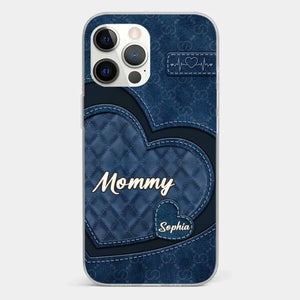 Thank You For Every Hug And Act Of Love - Family Personalized Custom Clear Phone Case - Gift For Mom, Grandma