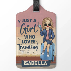 A Fun Way To Keep Your Luggage Identifiable - Travel Personalized Custom Luggage Tag - Holiday Vacation Gift, Gift For Adventure Travel Lovers