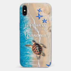 This Love Is As Vast And Deep As The Ocean - Family Personalized Custom 3D Inflated Effect Clear Phone Case - Gift For Mom, Grandma