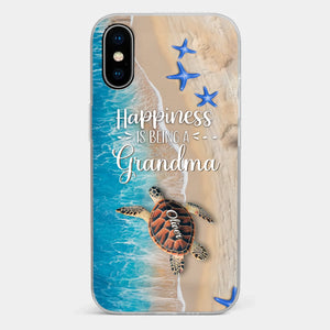 This Love Is As Vast And Deep As The Ocean - Family Personalized Custom 3D Inflated Effect Clear Phone Case - Gift For Mom, Grandma