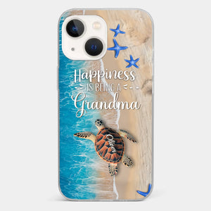 This Love Is As Vast And Deep As The Ocean - Family Personalized Custom 3D Inflated Effect Clear Phone Case - Gift For Mom, Grandma