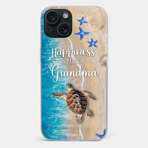 This Love Is As Vast And Deep As The Ocean - Family Personalized Custom 3D Inflated Effect Clear Phone Case - Gift For Mom, Grandma