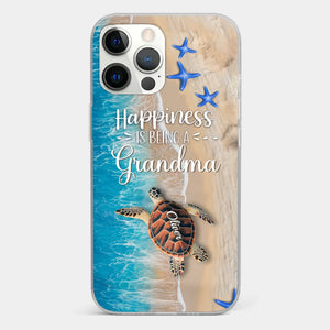 This Love Is As Vast And Deep As The Ocean - Family Personalized Custom 3D Inflated Effect Clear Phone Case - Gift For Mom, Grandma