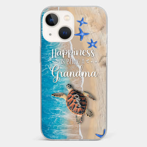 This Love Is As Vast And Deep As The Ocean - Family Personalized Custom 3D Inflated Effect Clear Phone Case - Gift For Mom, Grandma