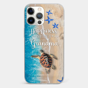 This Love Is As Vast And Deep As The Ocean - Family Personalized Custom 3D Inflated Effect Clear Phone Case - Gift For Mom, Grandma